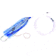 Sea Striker Rigged Ballyhoo Lure, 3/8 oz Head, 1/2 oz Egg Lead, Blue/White, SB38R-BW
