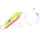 Sea Striker Rigged Ballyhoo Lure, 3/8 oz Head, 1/2 oz Egg Lead, Chartreuse/Pink, SB38R-CPK