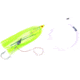 Sea Striker Rigged Ballyhoo Lure, 3/8 oz Head, 1/2 oz Egg Lead, Chartreuse, SB38R-C