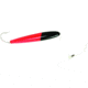 Sea Striker Rigged Cedar Plug 6", 10/0 Hook, 8 Ft 150 Lb Mono Leader, Black/Pink, 894