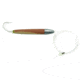 Sea Striker Rigged Cedar Plug 8", 10/0 Hook, 8 Ft 150 Lb Mono Leader, Unpainted/Natural, 790