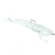 Sea Striker Rigged Shrimp, 3", 1/4 oz, Silver Glitter 3/Pack, 3SHSIL-3PK