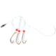 Sea Striker Sea Bass Hi-Lo Rig, 3 - 3/0 Gold Bait Holder Hooks, w/Red Bead, N8466-30G