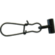 Sea Striker Sinker Slide Black w/#5 Black Duo-Lock Snap 25Pk, 25FF-D5