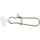 Sea Striker Sinker Slides White w/#5 Stainless Duo-Lock 1000Pk, 1MFF-D5S
