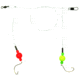 Sea Striker Spot/Kingfish/Mullet Rig, #6 Gold Wide Gap Hooks, 1/2" Round Red &amp; Yellow Floats, SSSKF-2