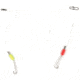 Sea Striker Spot/Whiting/Pompano Rig, #6 Pacific Bass Hooks, Red/Yellow Floats, SSSKF-3