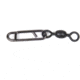 Sea Striker Stainless Fast Snap with KROK Swivel, Black, Large Sz5 70# 5Pk, FSSL-5PK