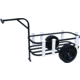 Sea Striker Surf/Pier/Beach Cart, Wide Surface Plastic Wheels 7 PVC Rod Holders, Holds up to 54 qt Cooler, BRSC