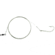 Sea Striker Tarpon Rig, 6' #7 Wire, 3407SS-6/0 Hook, #5 Black Swivel, SSTRW