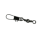 Sea Striker Twisted Barrel Swivel Size 1 w/Interlock Snap Black 4 pack, SSTBISBK-1