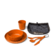 Sea to Summit Camp Dinnerware Set w/ Mesh Sack, 6 Piece, Burnt Orange, 054304