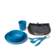 Sea to Summit Camp Dinnerware Set w/ Mesh Sack, 6 Piece, Cendre Blue, 054302