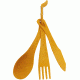 Sea to Summit Delta Cutlery Set-Orange