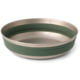 Sea to Summit Detour Stainless Steel Collapsible Bowl, Laurel Wreath Green, Large, A1323-40