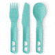 Sea to Summit Passage Cutlery Set, 3 Piece, Aqua Sea Blue, A1343-30