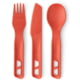 Sea to Summit Passage Cutlery Set, 3 Piece, Spicy Orange, A1343-22