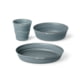 Sea to Summit XLite Collapsible Plate w/ Bowl/ Mug Set, Laurel Wreath, One Size, 111608
