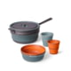 Sea to Summit XLite Collapsible Pot Cook Set, 3L, Assorted, 5 Piece, 114501