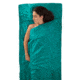 Sea to Summit Silk/Cotton Blend Traveler Sleeping Bag Liner w/ Pillow Insert, Sea Foam, 312-49