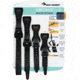 Sea to Summit Stretch-Loc TPU Straps Set, 4 Pack, Black, All Sizes x 20mm, 856-19