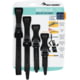 Sea to Summit Stretch-Loc TPU Straps Set, 4 Pack, Black, All Sizes x 20mm, 856-19