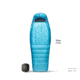 Sea to Summit Trek Down 30F/-1C Sleeping Bag - Womens, Long, Blue Atoll, Long, S3014