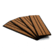 SeaDek Brushed 6mm 4-Piece Step Kit - 3.75in x 12.75in, Mocha/Black Faux Teak, 23902-80093