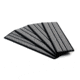 SeaDek Brushed 6mm 4-Piece Step Kit - 3.75in x 12.75in, Storm Gray/Black Faux Teak, 23902-80066