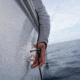 SeaSucker 4.5in SeaSucker Mount w/Flat-Top Stainless Steel D-Ring, White, VM1013W