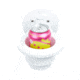 SeaSucker Vertical 1-Cup Holder, White, MC5314W