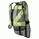 Seattle Sports Cycling Safety  Vest, Black/Lime 94734