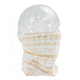 Seirus Litewave50 Neck-Up Unisex, Cosmos-White/Rust, One Size, 2282.0.1800