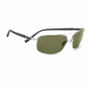 Serengeti Palladio Sunglasses - Shiny Silver Frame, Polar PhD 555nm Lenses 7569