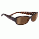 Serengeti Chloe Sunglasses - Bronze Zebra Frame, Drivers Gold Polarized Lenses 7624