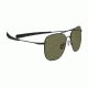 Serengeti Aerial Sunglasses, Satin Black Frame, 555nm Lens, 7976