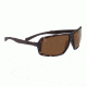 Serengeti Alassio Sunglasses, Satin Dark Tortoise Frame, Polarized Drivers Lens, 8100