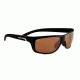 Serengeti Assisi Sunglasses -  Shiny Satin Black Frame and Polar PhD Drivers Lens 7753