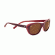 Serengeti Bagheria Sunglasses - Wine Frame and Polarized Drivers Lens 7790