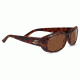 Serengeti Bianca Sunglasses,Red Moss Tortoise Frame,Polarized Drivers Square Lens 8424