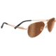 Serengeti Brando Sunglasses Velvet Gold Frame Drivers Gold Polarized Lenses 7700