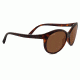Serengeti Caterina Sunglasses, Shiny Dark Tortoise Frame, Polarized Drivers Lens, 8188