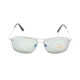 Serengeti Corleone Sunglasses, Shiny Titanium, Polarized 555nm Blue, 8418