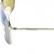Serengeti Corleone Sunglasses, Shiny Titanium, Polarized 555nm Blue, 8418
