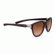 Serengeti Elba Sunglasses,Sanded Crystal Brown Frame,Polarized Drivers Gradient Round Lens 8340
