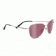 Serengeti Gloria Sunglasses, Satin Titanium, Polarized Sedona Bi Mirror 8413