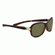 Serengeti Isola Sunglasses - Women's, Satin Tortoise/Satin Brass Frame, Polarized 555nm Lens, 8630