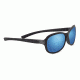 Serengeti Isola Sunglasses - Women's, Sanded Black Glitter Frame, Polarized 555nm Blue Lens, 8261