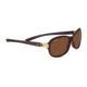 Serengeti Isola Sunglasses - Women's, Sanded Crystal Brown Frame, Polarized Drivers Lens, 7942