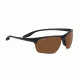 Serengeti Linosa Sunglasses, Shiny Black, Polar PhD Drivers, 8505